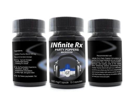 Party Poppers INfinite Rx Pilz Makrodosierungskapseln