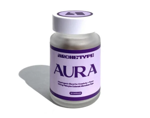 ARCHETYPE AURA Pilz-Mikrodosiskapseln (Flasche mit 25 Stück)